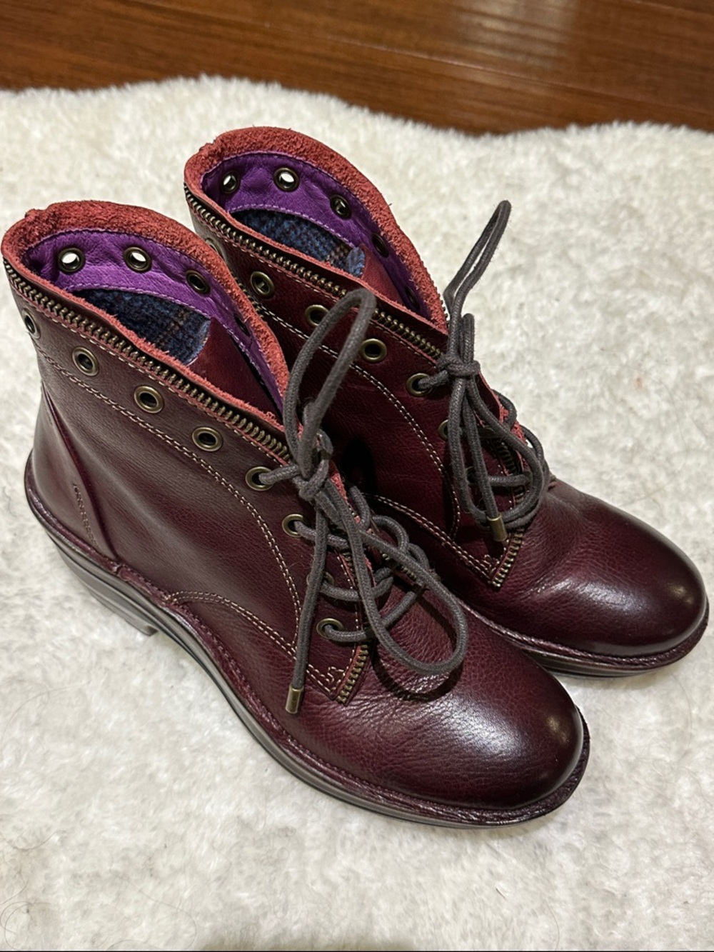 Bionica Leather Hiking Combat Style Boots Size 7 - Great Condition